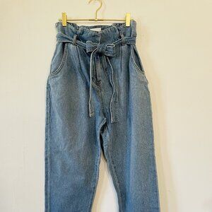 High Rise Belted Women Jeans 6